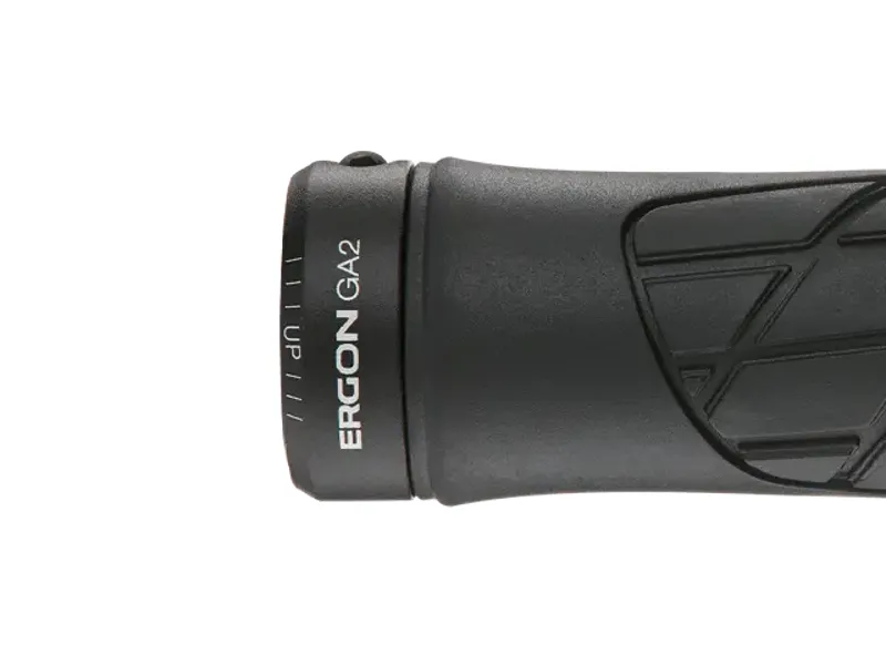 Ergon GA2 Fat Black Mountain Bike Handlebar Grips in Black-2